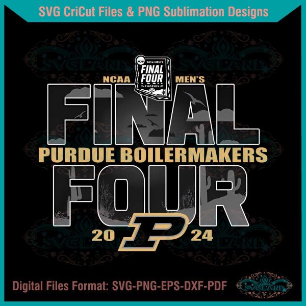 purdue-boilermakers-final-four-2024-svg