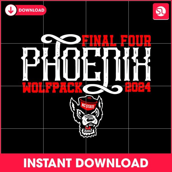 final-four-phoenix-nc-state-wolfpack-2024-svg