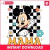 checkered-mama-mickey-mouse-mothers-day-svg