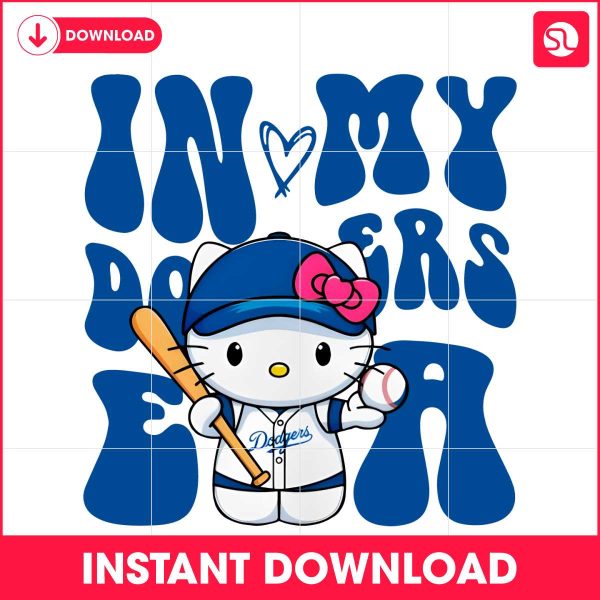 hello-kitty-in-my-dodgers-era-png