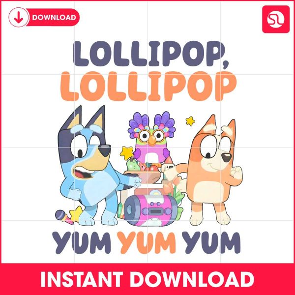 bluey-chattermax-lollipop-yum-yum-yum-png