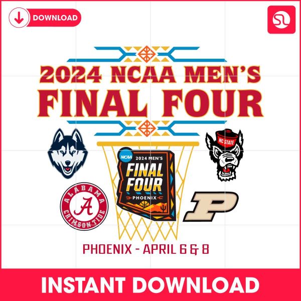 ncaa-mens-final-four-uconn-alabama-nc-state-purdue-svg