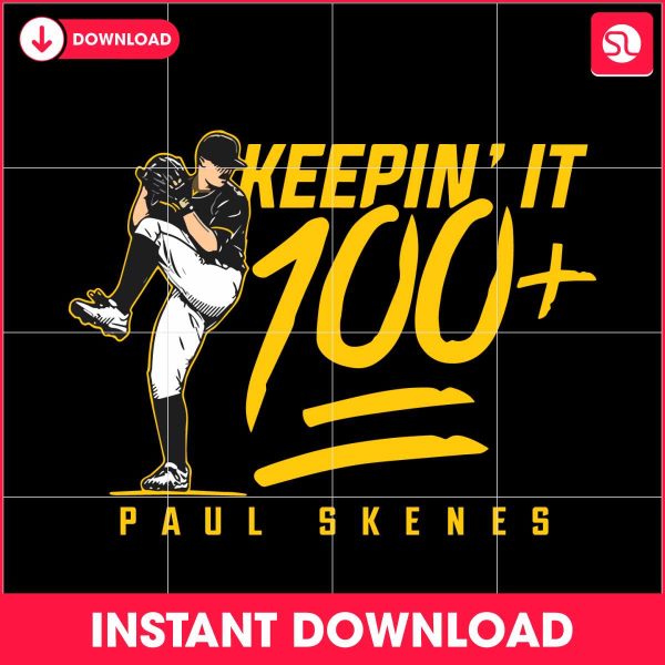 paul-skenes-keepin-it-100-pittsburgh-baseball-svg