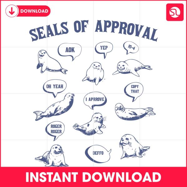 retro-seals-of-approval-funny-animal-svg