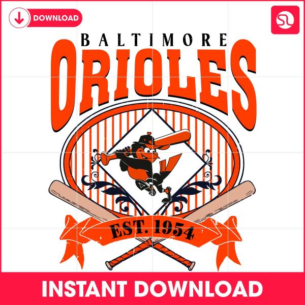 vintage-baltimore-orioles-est-1954-svg