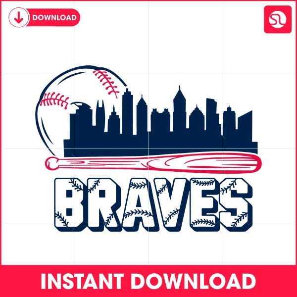 retro-braves-baseball-city-skyline-svg