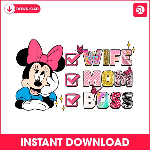 wife-mom-boss-disney-minnie-png