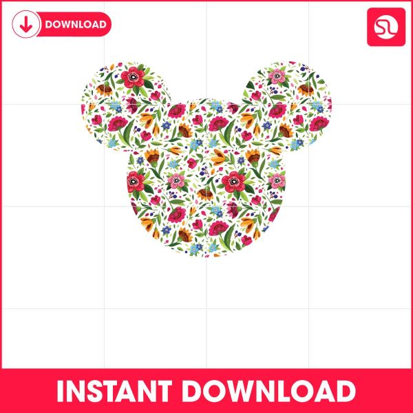floral-mouse-ear-disney-mickey-png