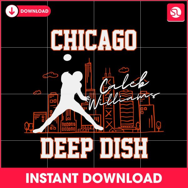 caleb-williams-chicago-deep-dish-svg