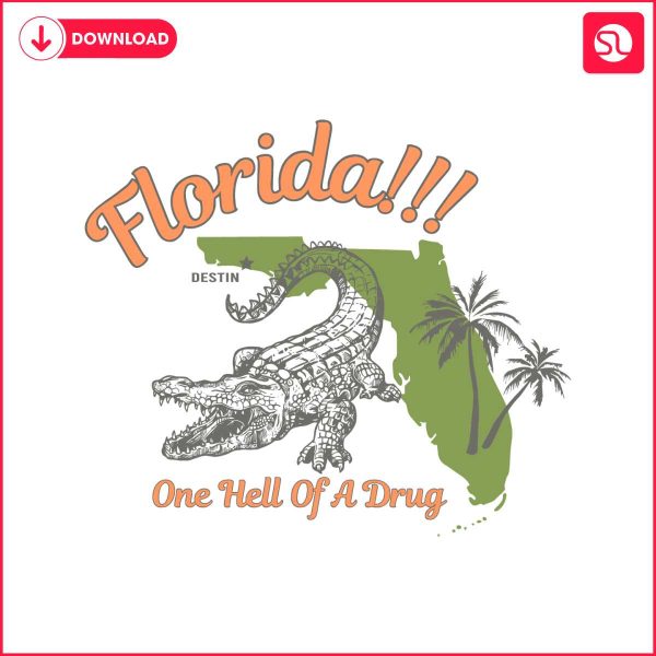crocodile-florida-one-hell-of-a-drug-svg