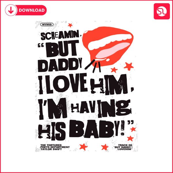 scream-but-daddy-i-love-him-ttpd-album-svg