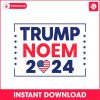 trump-noem-2024-president-election-svg