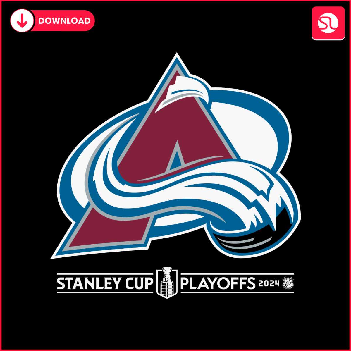 Colorado Avalanche Stanley Cup Playoffs 2024 Svg Svgland 