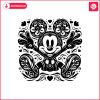 floral-mickey-mouse-cartoon-character-svg