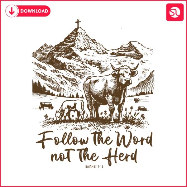 follow-the-word-not-the-herd-svg