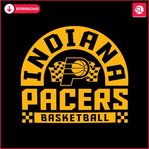 checkered-indiana-pacers-basketball-svg