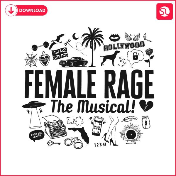 female-rage-the-musical-tortured-poets-department-svg