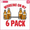 working-on-my-6-pack-barbell-dad-svg