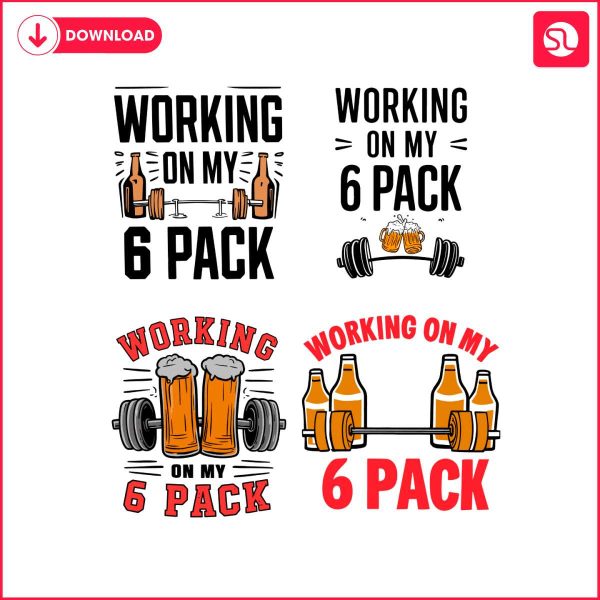 working-on-my-6-pack-svg-bundle