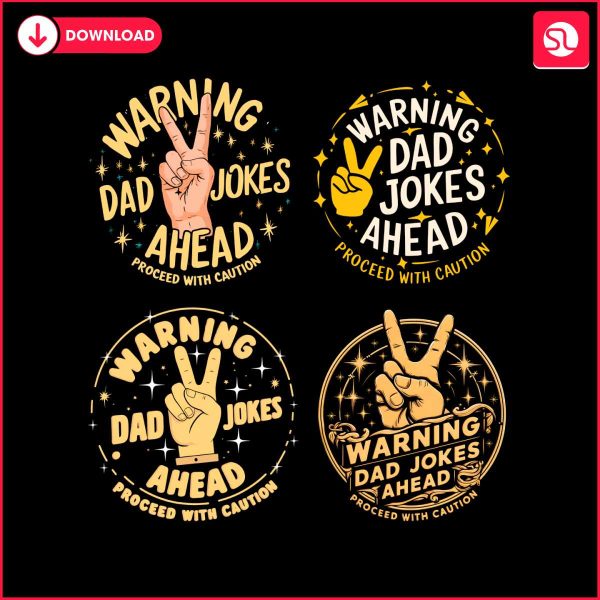 warning-dad-jokes-ahead-proceed-with-caution-svg-png-bundle