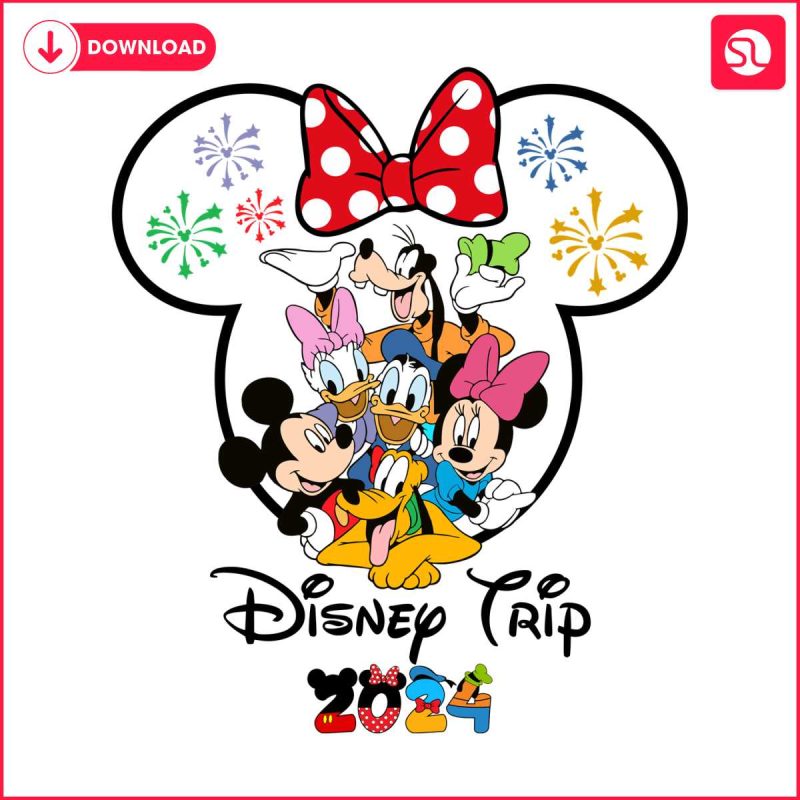 Disney Trip 2024 Mickey Friends PNG - SVGLand