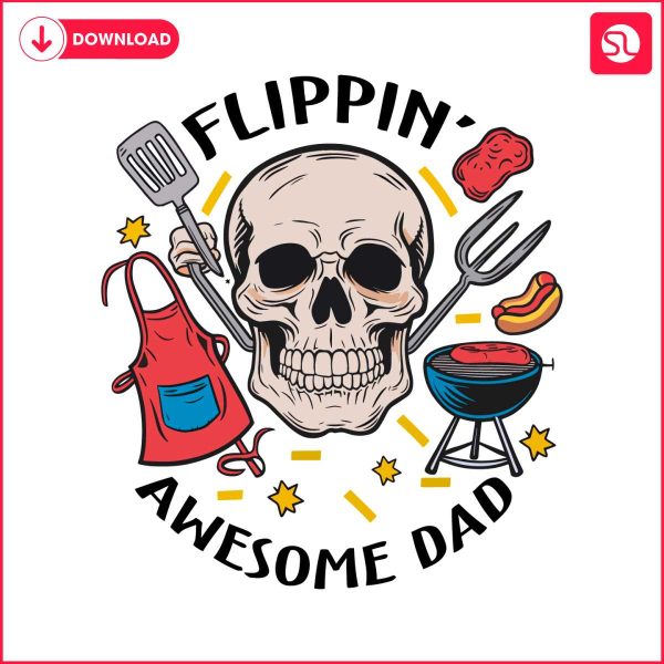 flippin-awesome-dad-funny-skull-png