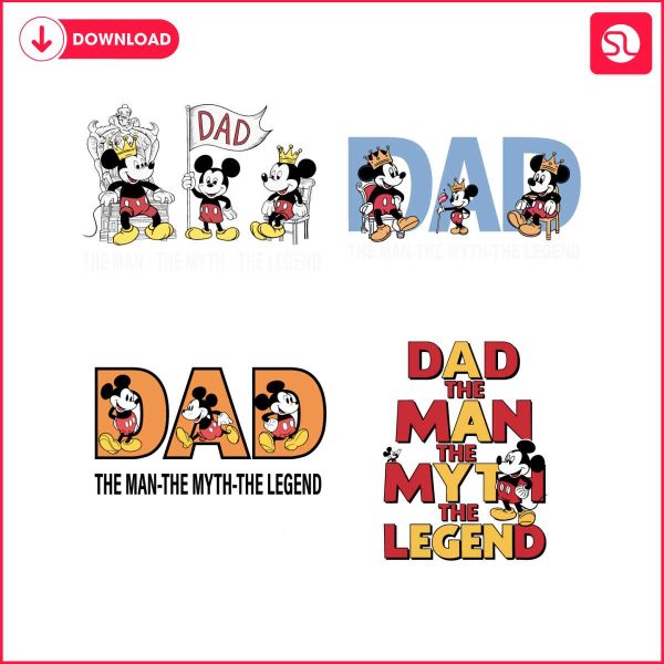 dad-the-man-the-myth-the-legend-mickey-mouse-svg-bundle