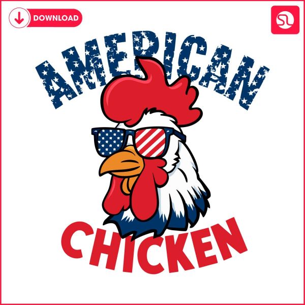 retro-american-chicken-usa-glasses-svg