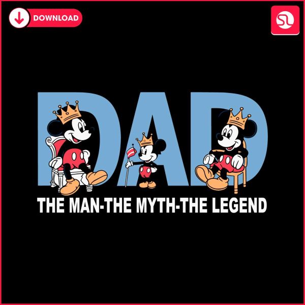 dad-the-man-the-myth-the-legend-mouse-family-svg