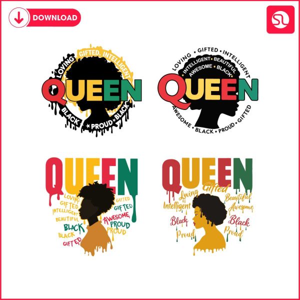 retro-queen-juneteenth-african-american-svg-bundle
