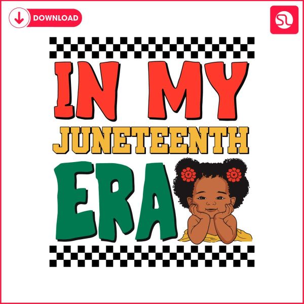 checkered-in-my-juneteenth-era-svg