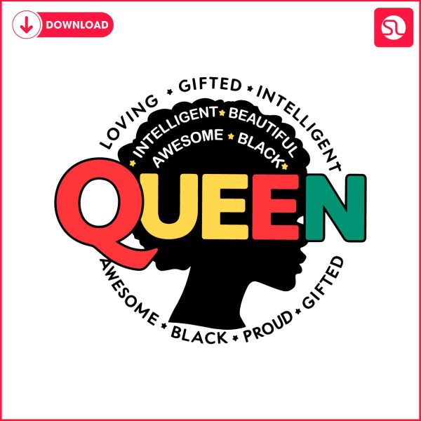 queen-awesome-beautiful-happy-juneteenth-svg