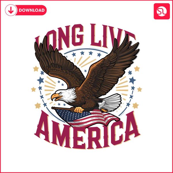 long-live-america-patriotic-eagle-png