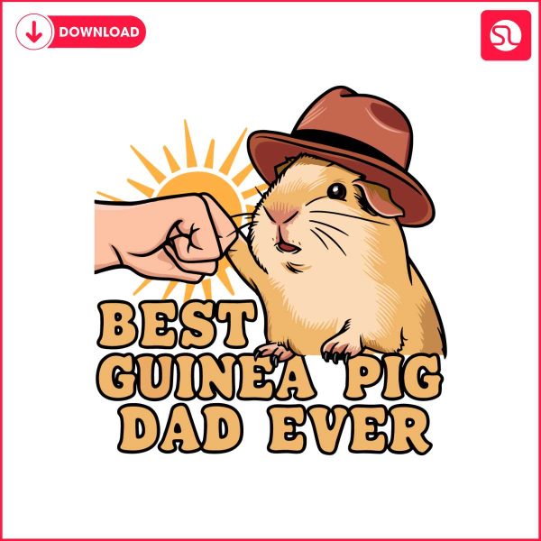 best-guinea-pig-dad-ever-groovy-dad-svg