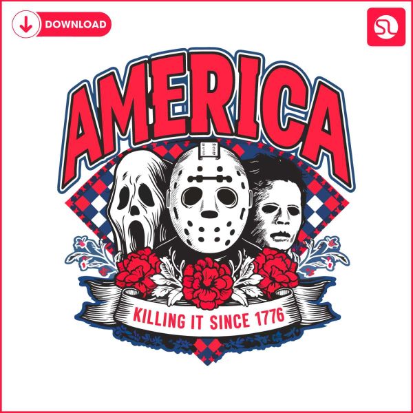 floral-america-killing-it-since-1776-horror-movie-png