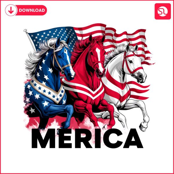 merica-horse-4th-of-july-usa-flag-png