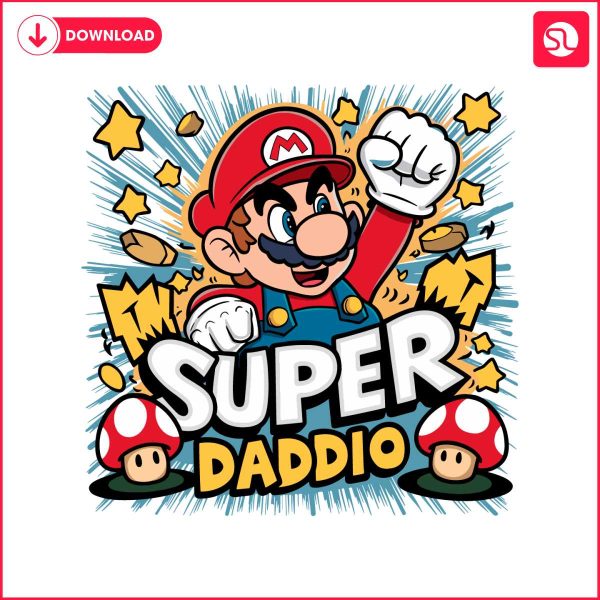 super-daddio-best-dad-cartoon-svg