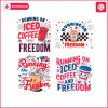 running-on-iced-coffee-and-freedom-svg-png-bundle