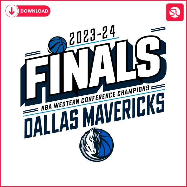 nba-western-conference-champions-2024-mavericks-svg