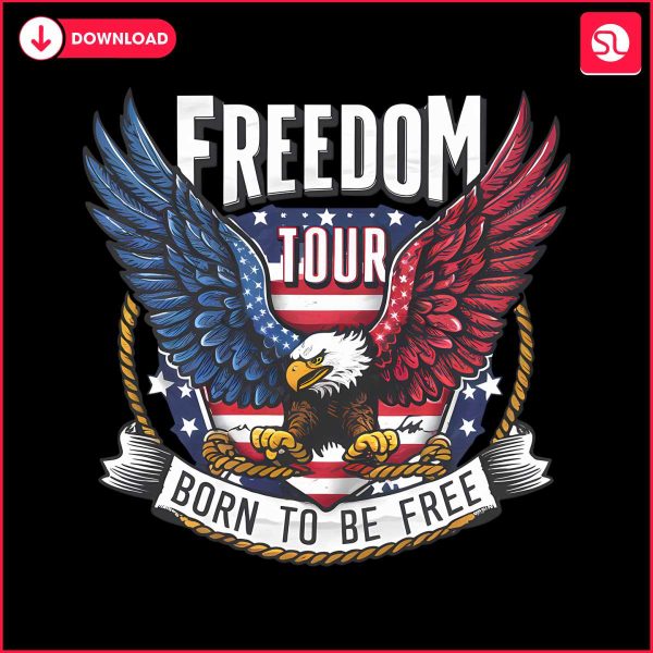 freedom-tour-born-to-be-free-patriotic-eagle-svg