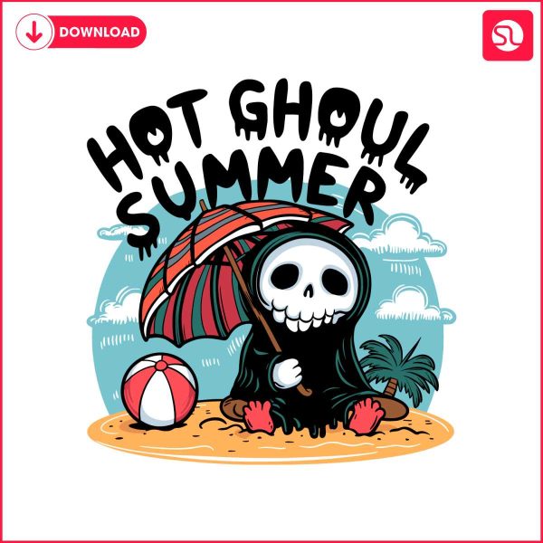 funny-ghost-hot-ghoul-summer-svg