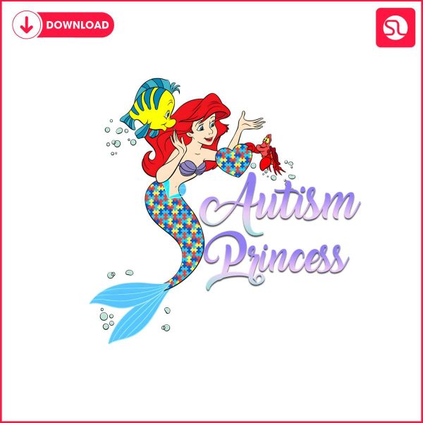retro-ariel-mermaid-autism-princess-png