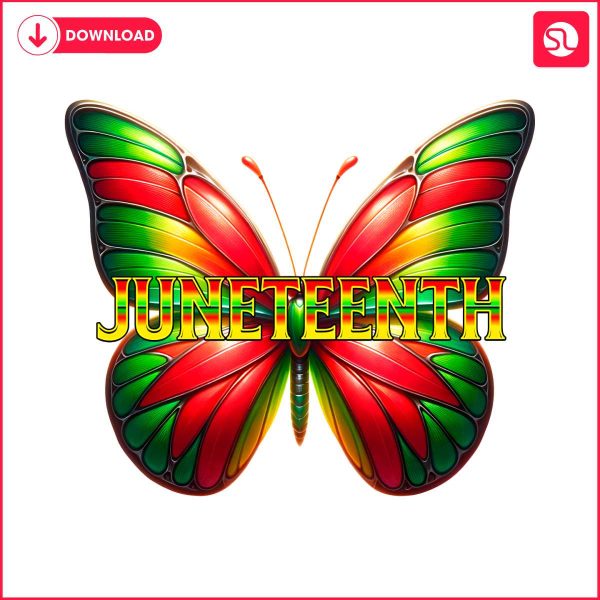 retro-juneteenth-butterfly-freedom-month-png