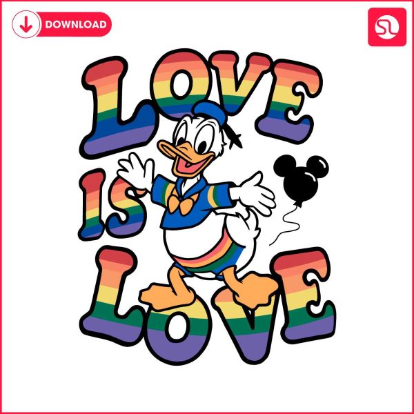 donald-duck-love-is-love-pride-month-svg