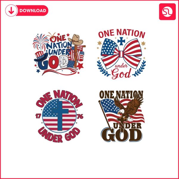 one-nation-under-god-4th-of-july-svg-bundle