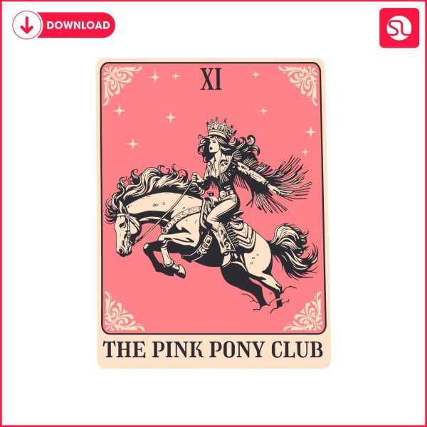 chappell-roan-pink-pony-club-tarot-card-cowgirl-svg