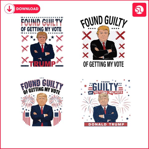 found-guilty-of-getting-my-vote-trump-election-svg