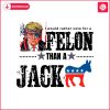 republican-vote-for-a-felon-than-for-a-jackass-trump-svg