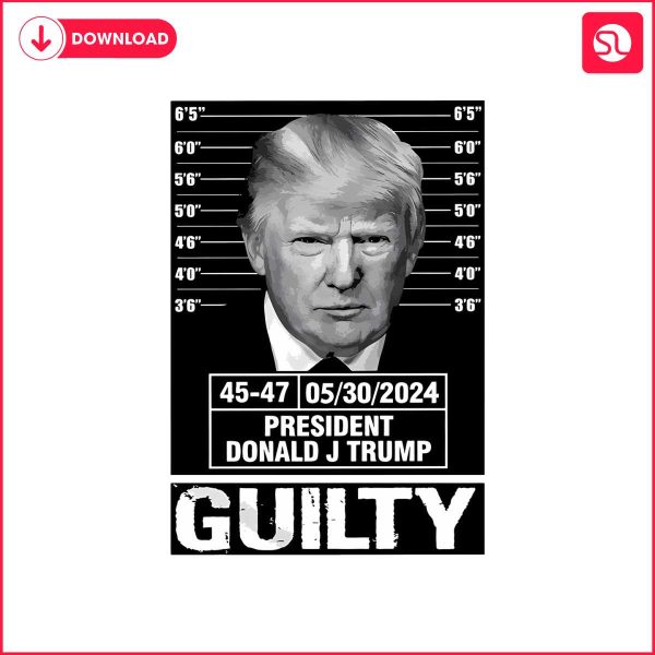 president-donald-trump-guilty-mugshot-png