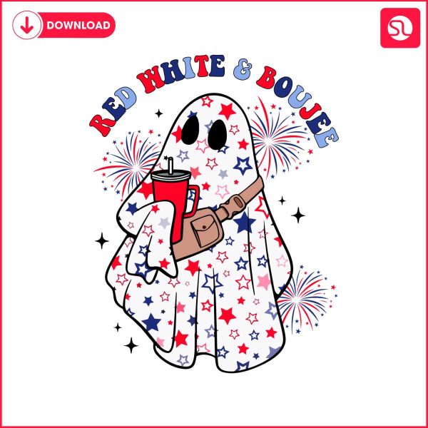 red-white-and-boujee-american-ghost-svg